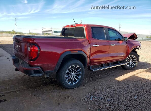 1GTP6FEK7P1173349 2023 GMC CANYON Бордовый Задняя правая четверть