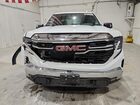 2025 Gmc Sierra C1500 Slt White vin: 1GTPHDED8SZ283434 Damage: Front Bumper Cover Upper, Broken, Replacement Required