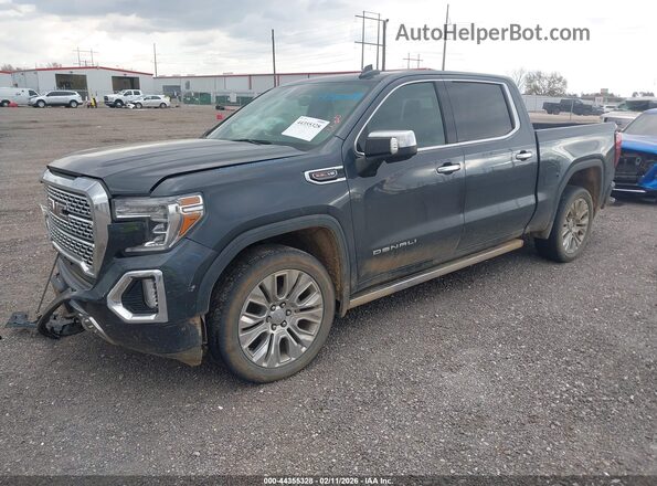 1GTU9FEL5MZ443775 2021 GMC SIERRA Черный Передняя левая четверть