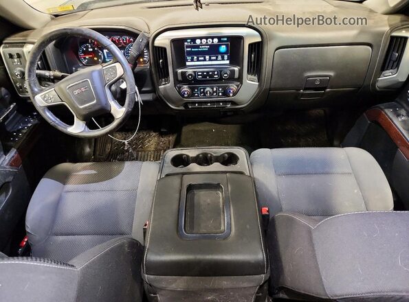 1GTV2MEC3JZ167329 2018 GMC SIERRA Серый Вид панели приборов