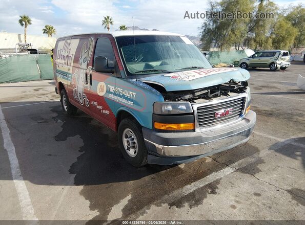 1GTW7AFG4J1214873 2018 GMC SAVANA 2500 Красный Передняя правая четверть