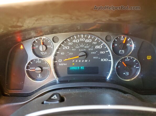 1GTW7AFG4K1236938 2019 GMC SAVANA Белый Вид щитка приборов