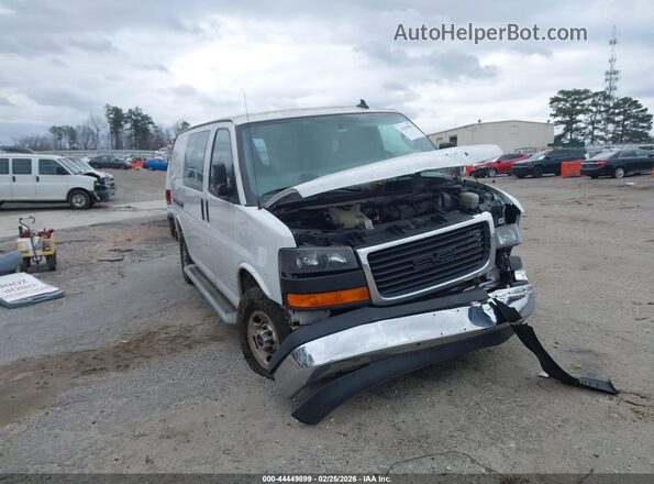 1GTW7AFG6L1180907 2020 GMC SAVANA CARGO White წინა ხედი