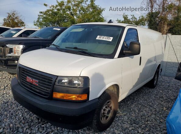 1GTW7AFP4P1111896 2023 GMC SAVANA White Передня ліва чверть