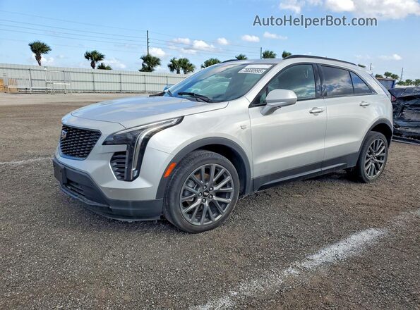 1GYFZFR41LF137789 2020 CADILLAC XT4 Silver წინა მარცხენა ხედი სამი მეოთხედიდან