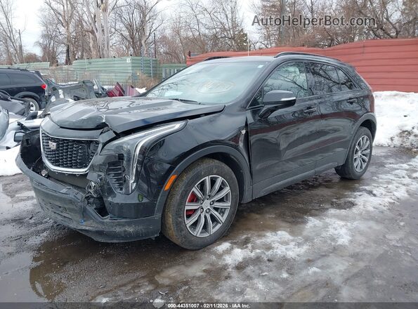 1GYFZFR47MF031302 2021 CADILLAC XT4 Black წინა მარცხენა ხედი სამი მეოთხედიდან