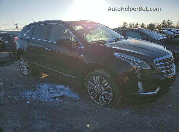 1GYKNFRS1JZ236522 2018 CADILLAC XT5 Черный Передняя правая четверть