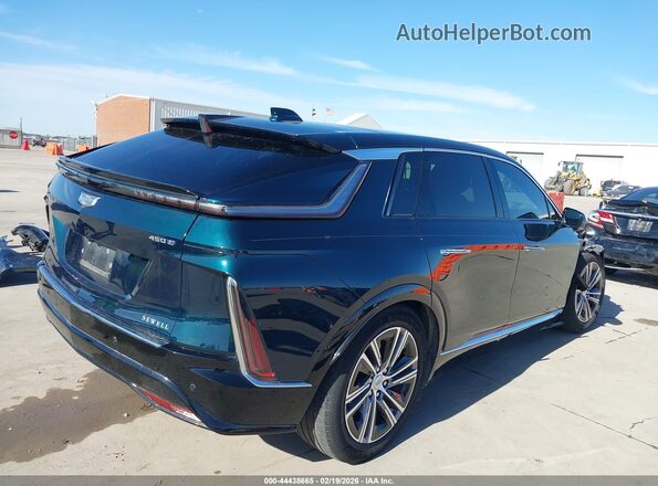 1GYKPRRK2RZ115425 2024 CADILLAC OTHER Зеленый Задняя правая четверть