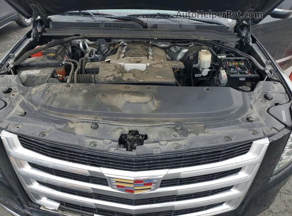 1GYS3BKJ5HR164203 2017 CADILLAC ESCALADE Черный Вид подкапотного пространства