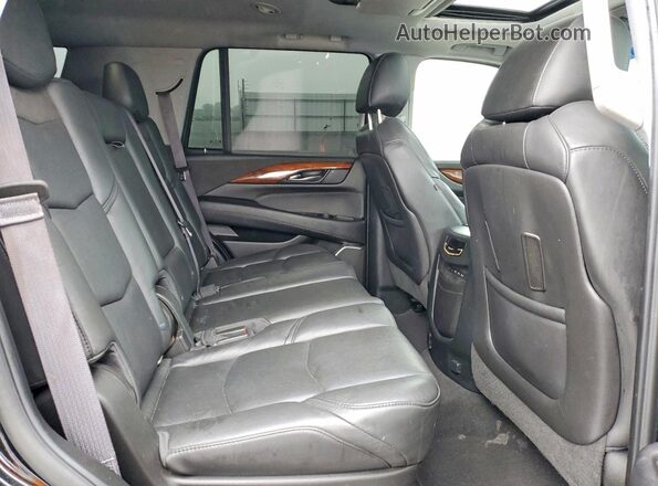 1GYS3BKJ5HR164203 2017 CADILLAC ESCALADE Черный Вид задней части салона
