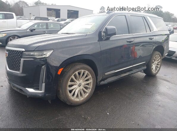 1GYS4BKL0PR553991 2023 CADILLAC ESCALADE Черный Передняя левая четверть