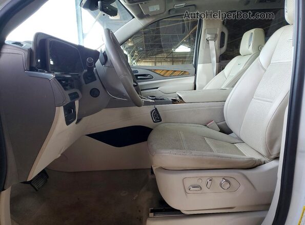 1GYS4DKL4MR229188 2021 CADILLAC ESCALADE Белый Вид салона спереди