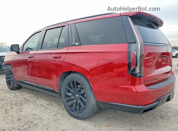 1GYS4GKL5PR462583 2023 CADILLAC ESCALADE Темно-бордовый Задняя левая четверть