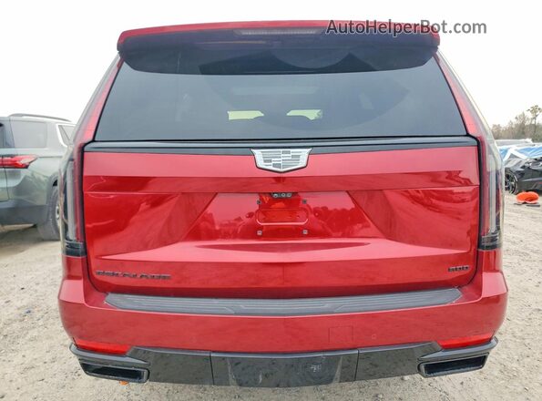 1GYS4GKL5PR462583 2023 CADILLAC ESCALADE Темно-бордовый Вид сзади
