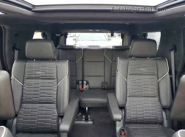 1GYS4GKL5PR462583 2023 CADILLAC ESCALADE Темно-бордовый Вид задних сидений