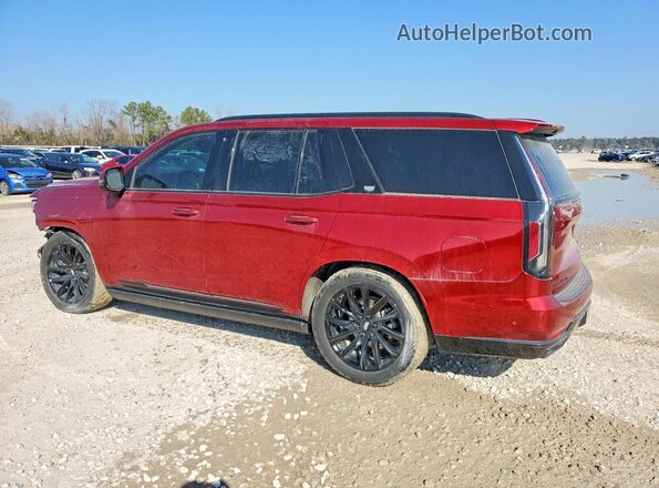 1GYS4GKL5PR462583 2023 CADILLAC ESCALADE Темно-бордовый Задняя левая четверть