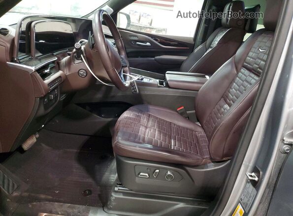 1GYS4MKL8RR326501 2024 CADILLAC ESCALADE Серый Вид салона спереди