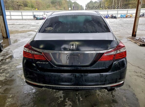 1HGCR2F34GA000699 2016 HONDA ACCORD Черный Вид сзади