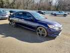 2016 Honda Accord Синий vin: 1HGCR2F51GA174473