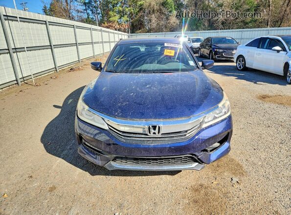 1HGCR2F51GA174473 2016 HONDA ACCORD Синий Вид спереди