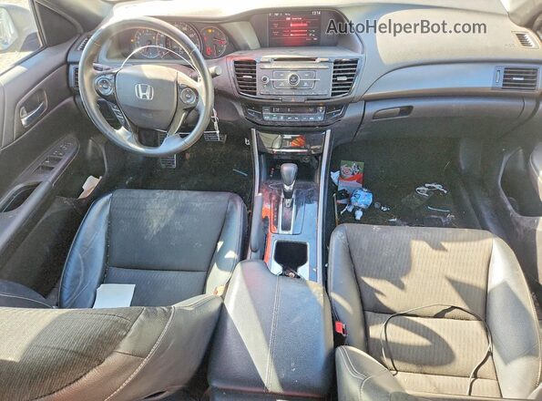 1HGCR2F51GA174473 2016 HONDA ACCORD Синий Вид панели приборов