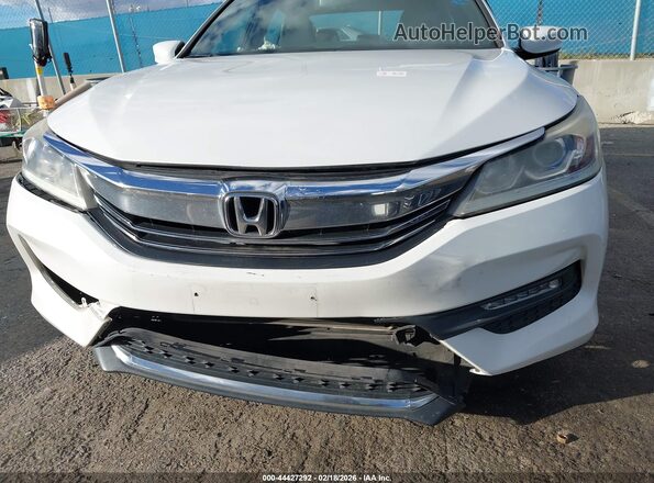 1HGCR2F56GA066396 2016 HONDA ACCORD Белый Вид спереди