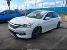 2016 Honda Accord Sport Белый vin: 1HGCR2F56GA066396