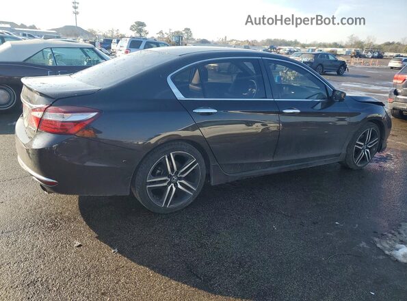 1HGCR2F57GA079769 2016 HONDA ACCORD Серый Задняя правая четверть