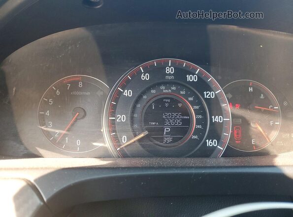 1HGCR2F57GA079769 2016 HONDA ACCORD Серый Вид панели приборов