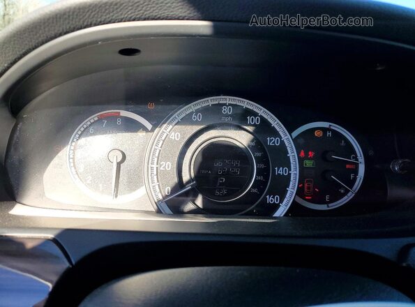 1HGCR2F82GA018131 2016 HONDA ACCORD Золотой Вид щитка приборов