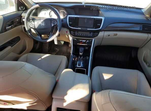 1HGCR2F82GA018131 2016 HONDA ACCORD Золотой Вид панели приборов