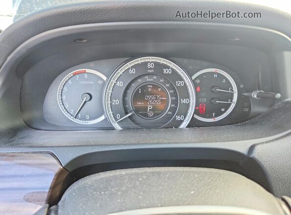1HGCR2F85GA092658 2016 HONDA ACCORD Серый Вид щитка приборов