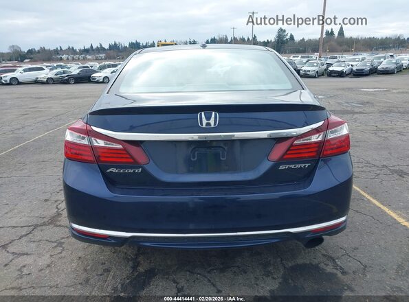 1HGCR2F85HA124672 2017 HONDA ACCORD Dark Blue 