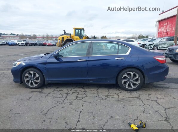 1HGCR2F85HA124672 2017 HONDA ACCORD Dark Blue Панорамный вид салона 360°