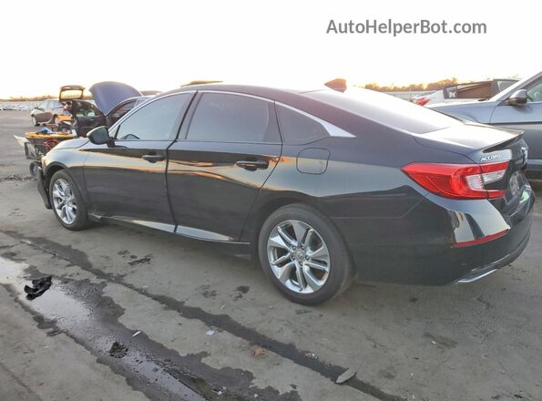1HGCV1F10KA048925 2019 HONDA ACCORD Черный Задняя левая четверть