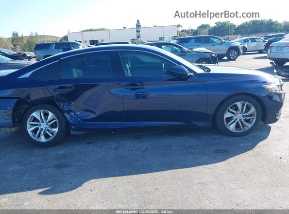 1HGCV1F11KA043989 2019 HONDA ACCORD Dark Blue Вид спереди