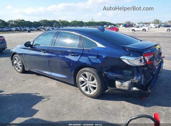 1HGCV1F11KA043989 2019 HONDA ACCORD Dark Blue Задняя левая четверть