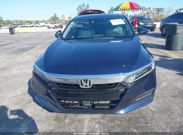 1HGCV1F11KA043989 2019 HONDA ACCORD Dark Blue Вид щитка приборов