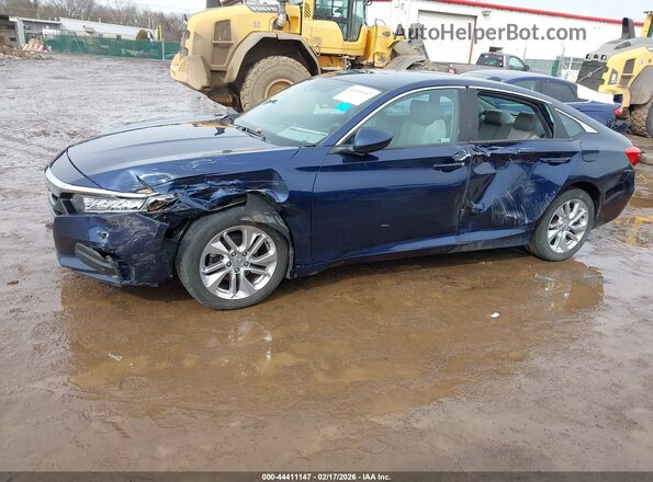 1HGCV1F11KA113071 2019 HONDA ACCORD Blue წინა ხედი