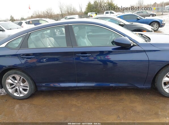 1HGCV1F11KA113071 2019 HONDA ACCORD Blue უკანა სალონის ხედი