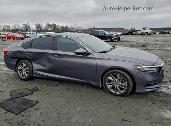 1HGCV1F12KA004344 2019 HONDA ACCORD Gray Delantero derecho