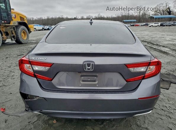 1HGCV1F12KA004344 2019 HONDA ACCORD Gray Vista trasera