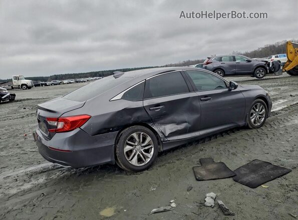 1HGCV1F12KA004344 2019 HONDA ACCORD Gray Trasero derecho