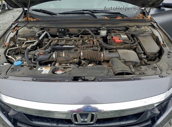 1HGCV1F12KA004344 2019 HONDA ACCORD Gray Vista interior trasera