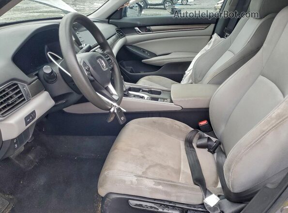 1HGCV1F12KA004344 2019 HONDA ACCORD Gray Vista interior delantera