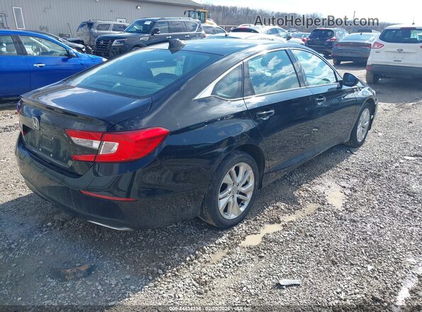 1HGCV1F12KA123348 2019 HONDA ACCORD Черный Задняя правая четверть