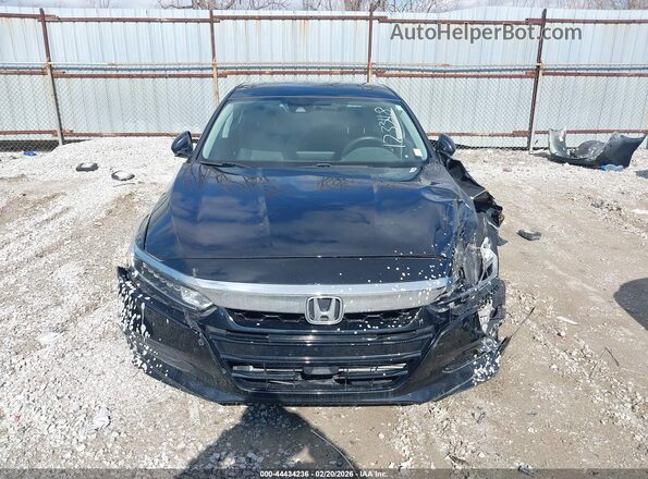 1HGCV1F12KA123348 2019 HONDA ACCORD Черный Вид щитка приборов