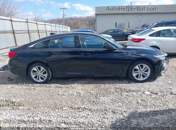 1HGCV1F12KA123348 2019 HONDA ACCORD Черный Вид задней части салона