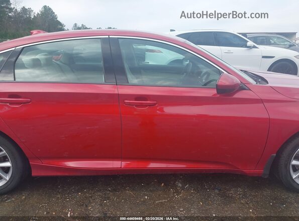 1HGCV1F12MA094985 2021 HONDA ACCORD Красный Вид задней части салона