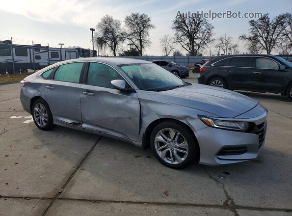 1HGCV1F13KA172297 2019 HONDA ACCORD Silver Передня права чверть